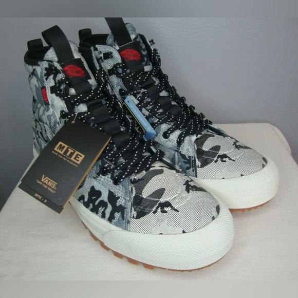 Vans Sk8-Hi Gore-Tex MTE-3 Shoes Boots 3M Insulation Arctic Camo - Picture 3 of 9